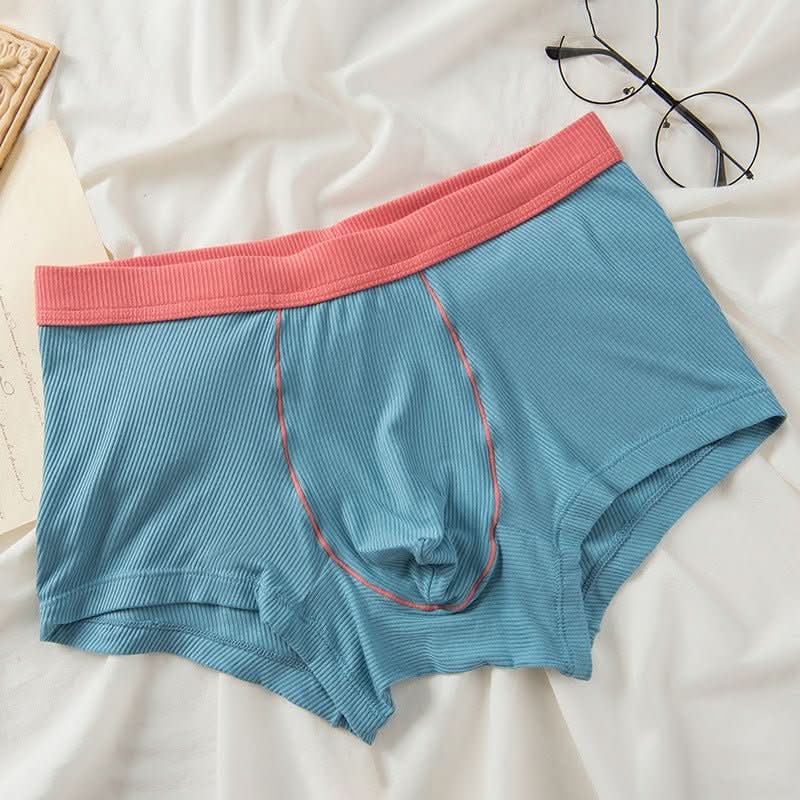 Men's Boxer Briefs Breathable Cotton Mid Waisted - Eshtree