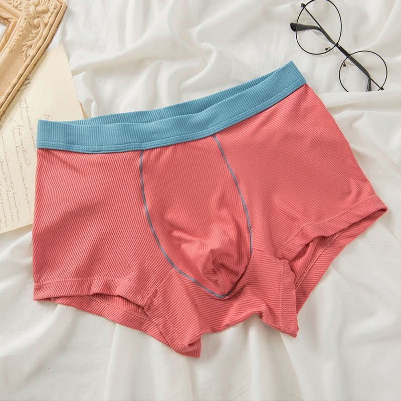 Men's Boxer Briefs Breathable Cotton Mid Waisted - Eshtree