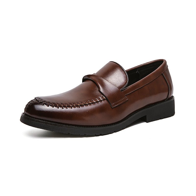 Mens Casual And Stylish Leather Shoes In British Business Style - Eshtree