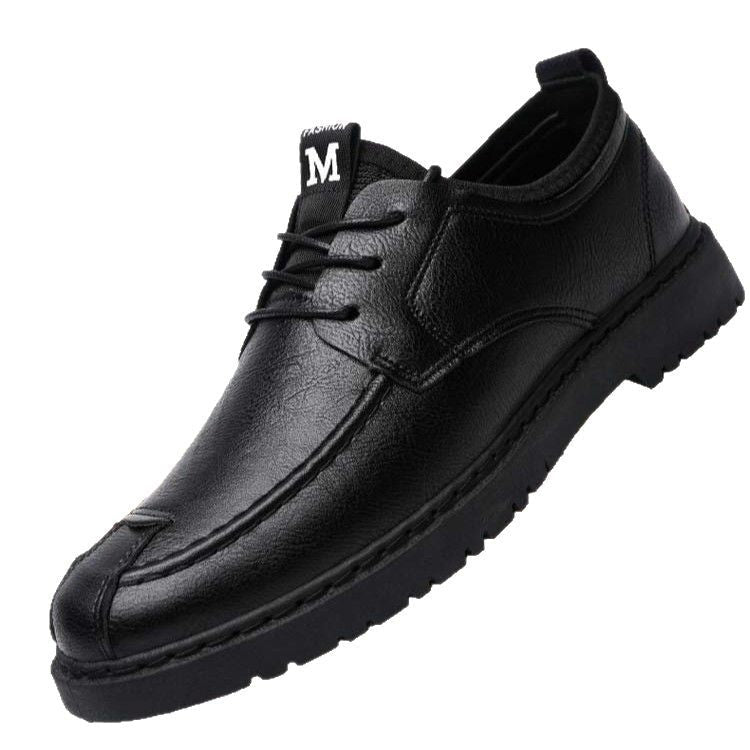 Men's Casual Lace - up Commuter Trendy Leather Shoes - Eshtree
