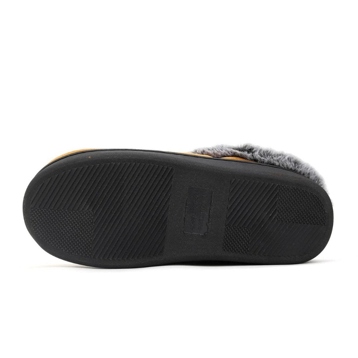 Men's Faded - Edge Mark Shoes WarmIndoor - Outdoor Fleece - LinedNon - Slip Thickened Cotton Slippers - Eshtree