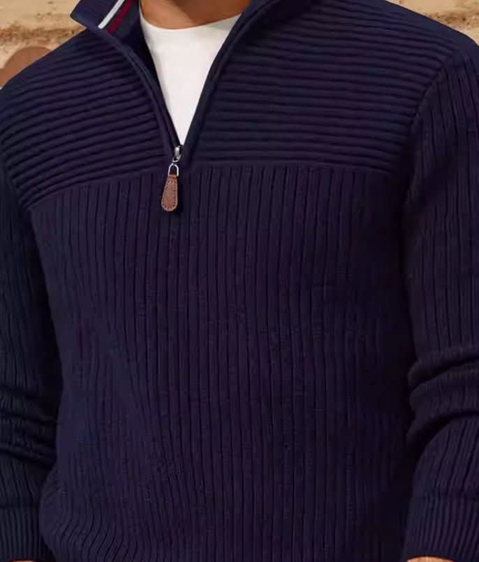 Men's Half - zip Stand - up Collar Sweater - Eshtree