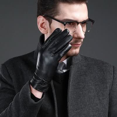 Men's leather gloves - Eshtree