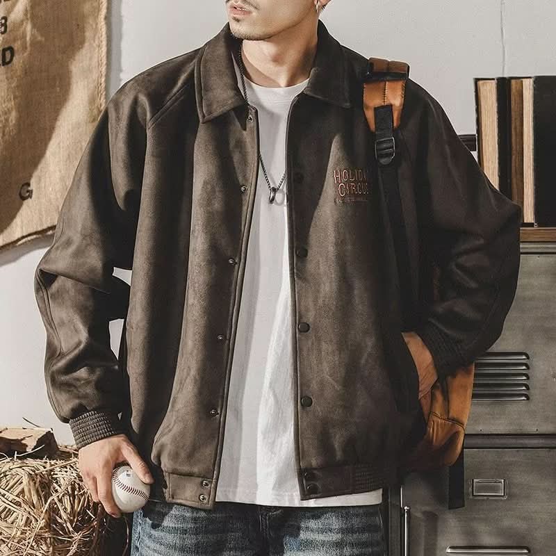 Mens Loose - Fit Heavyweight Insulated Jacket For Spring And Autumn From A Trendy Brand - Eshtree