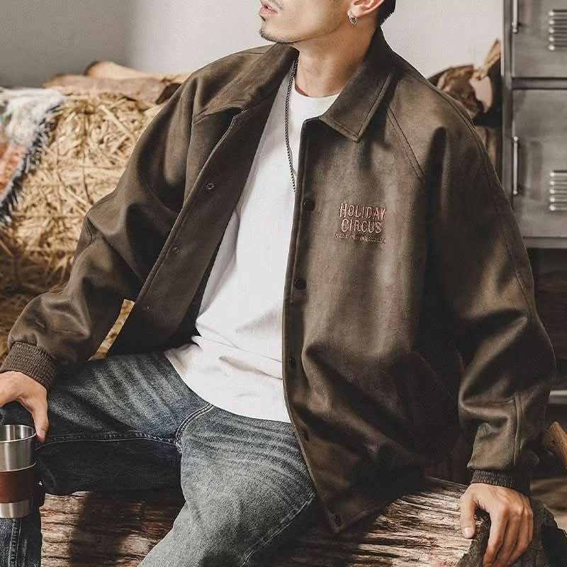 Mens Loose - Fit Heavyweight Insulated Jacket For Spring And Autumn From A Trendy Brand - Eshtree