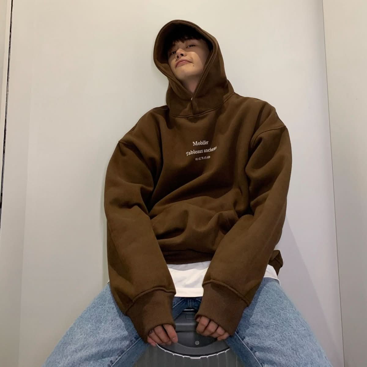 Men's Loose Fleece Thickened Hooded Sweatshirt - Eshtree