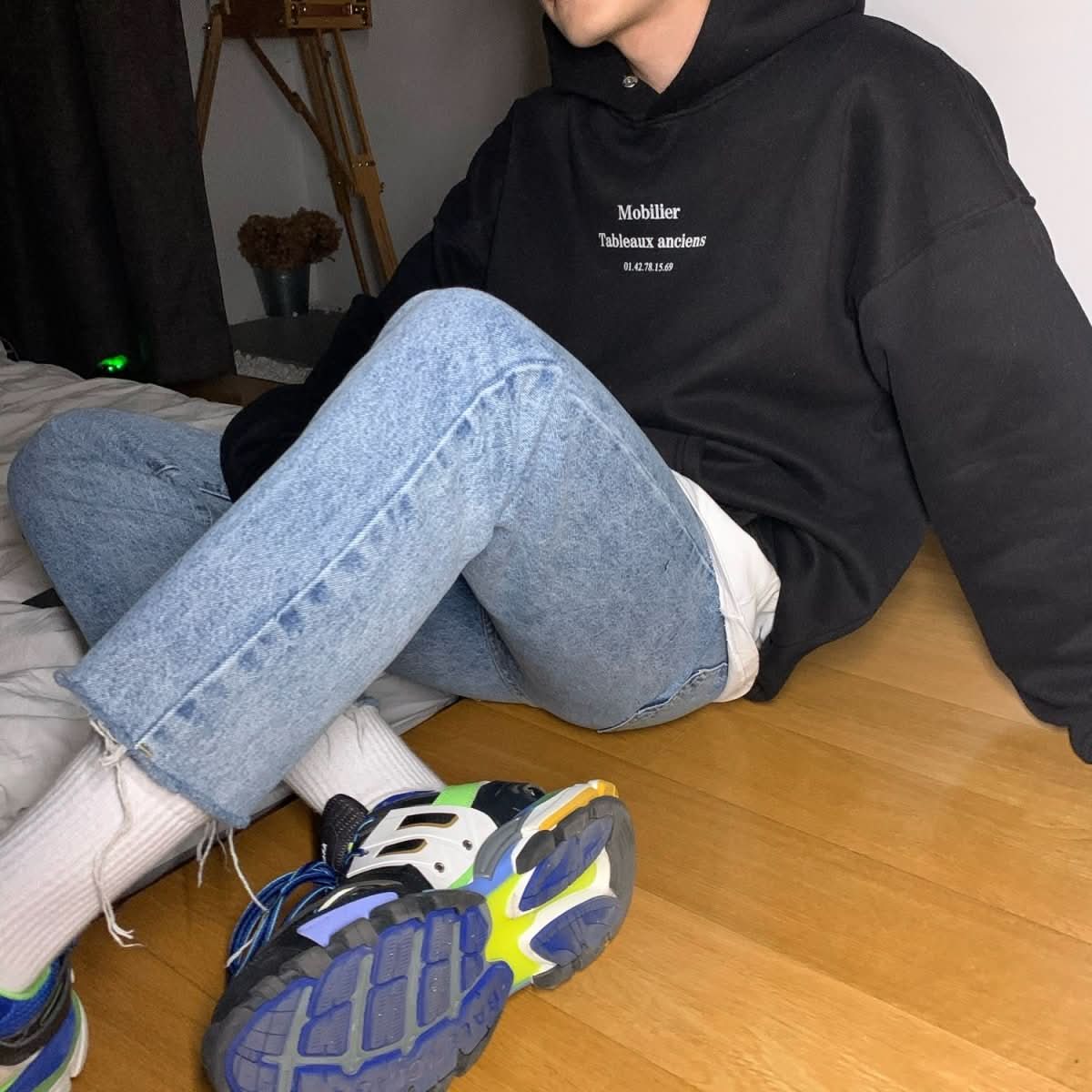 Men's Loose Fleece Thickened Hooded Sweatshirt - Eshtree