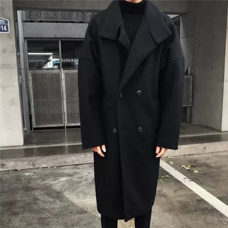 Men's loose thick woolen coat - Eshtree