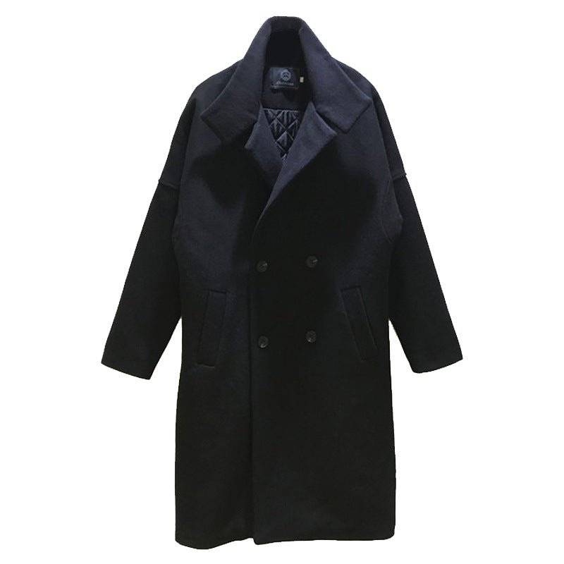Men's loose thick woolen coat - Eshtree