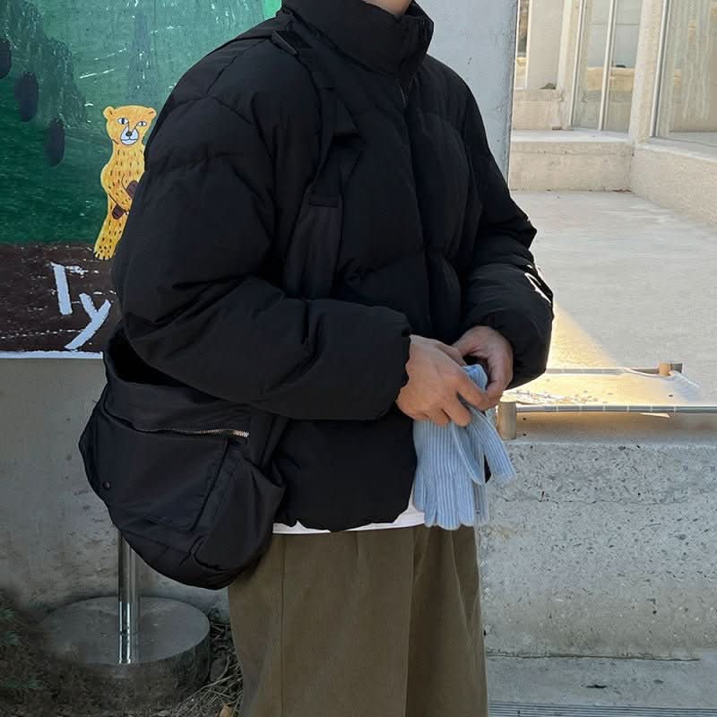 Mens Loose Warm Trendy Korean - Style Down Jacket - Eshtree
