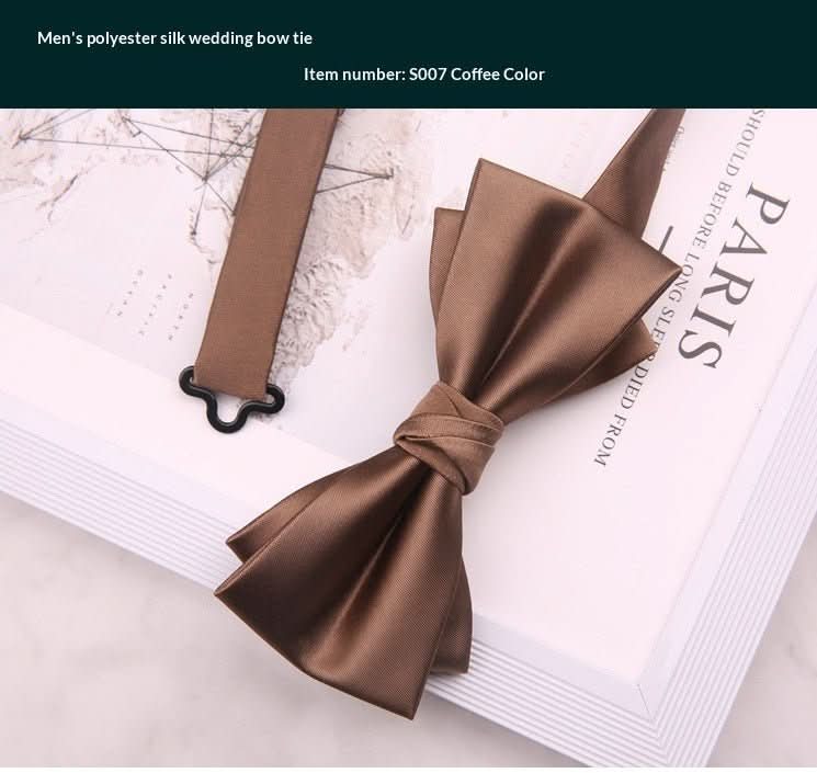 Mens Polyester Wedding Bow Tie - Eshtree