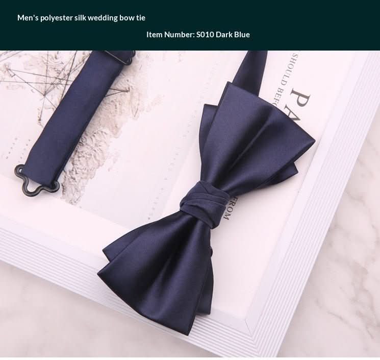 Mens Polyester Wedding Bow Tie - Eshtree