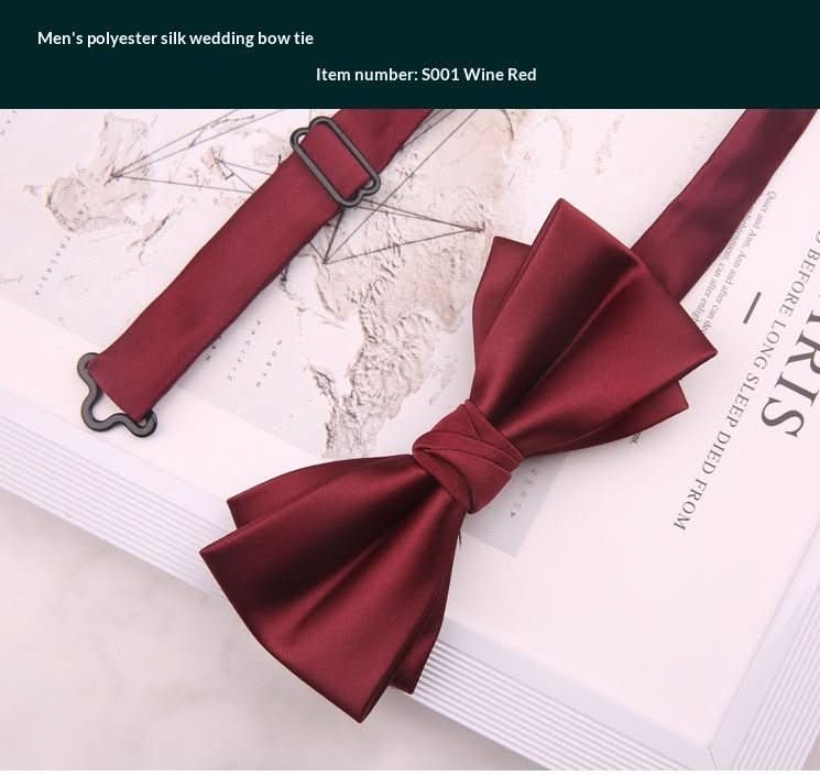 Mens Polyester Wedding Bow Tie - Eshtree