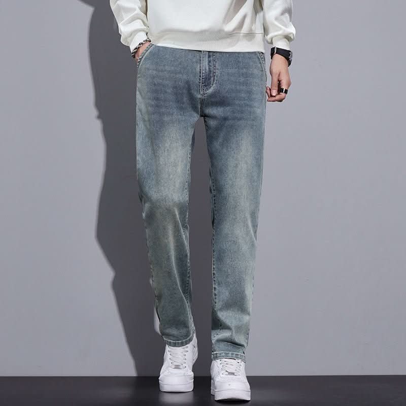 Mens Straight - Leg Loose - Fit Street - Style Wide - Leg Denim Jeans - Eshtree