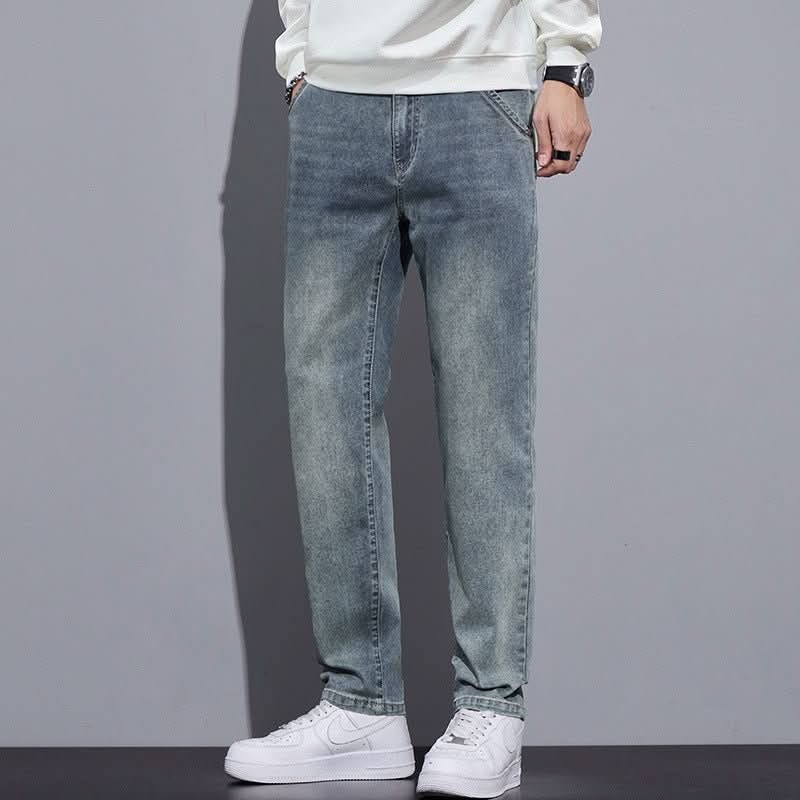 Mens Straight - Leg Loose - Fit Street - Style Wide - Leg Denim Jeans - Eshtree