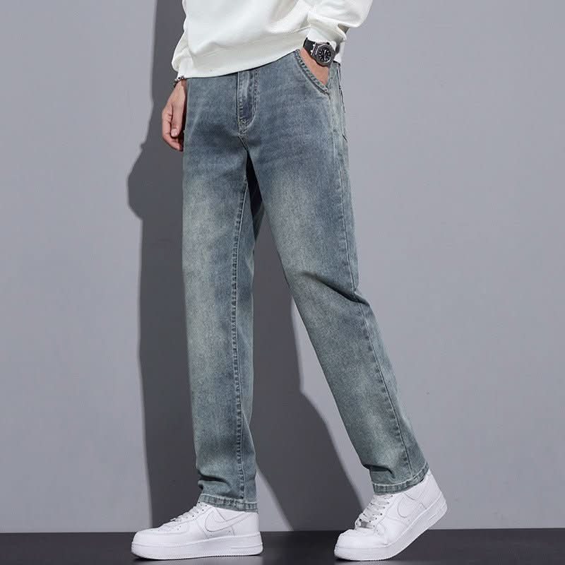Mens Straight - Leg Loose - Fit Street - Style Wide - Leg Denim Jeans - Eshtree