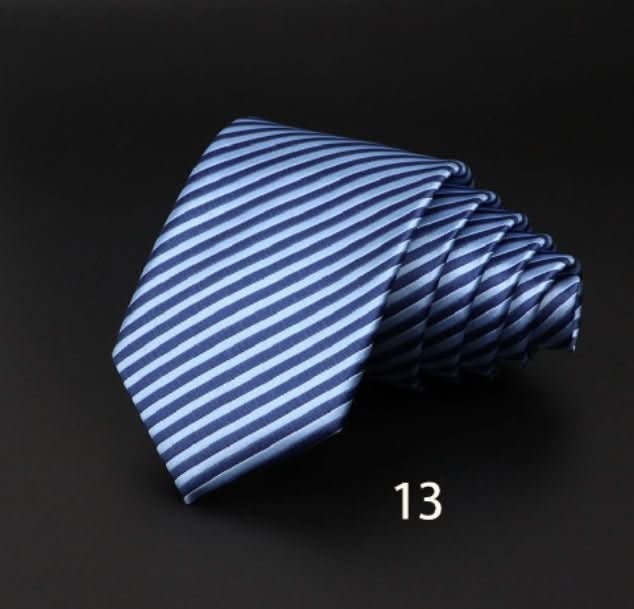 Men's Striped British Gentleman Polyester Fiber Tie - Eshtree