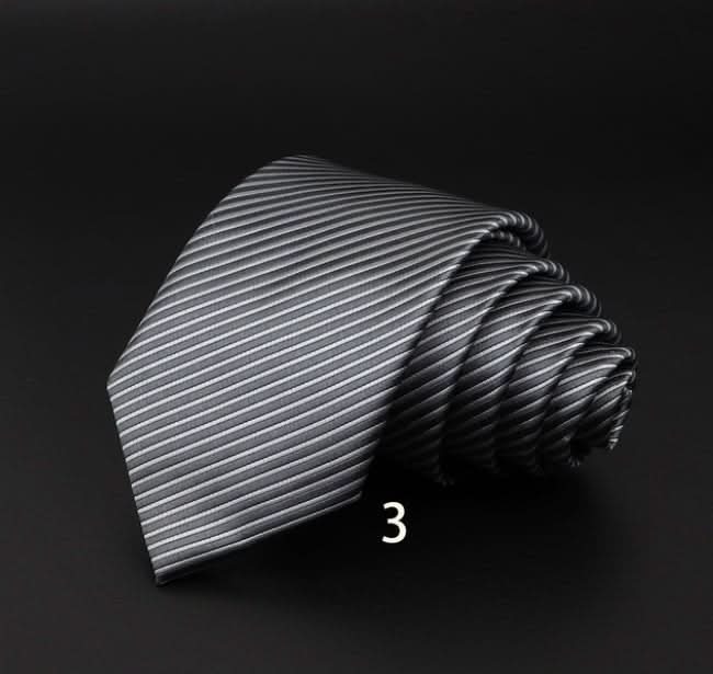 Men's Striped British Gentleman Polyester Fiber Tie - Eshtree