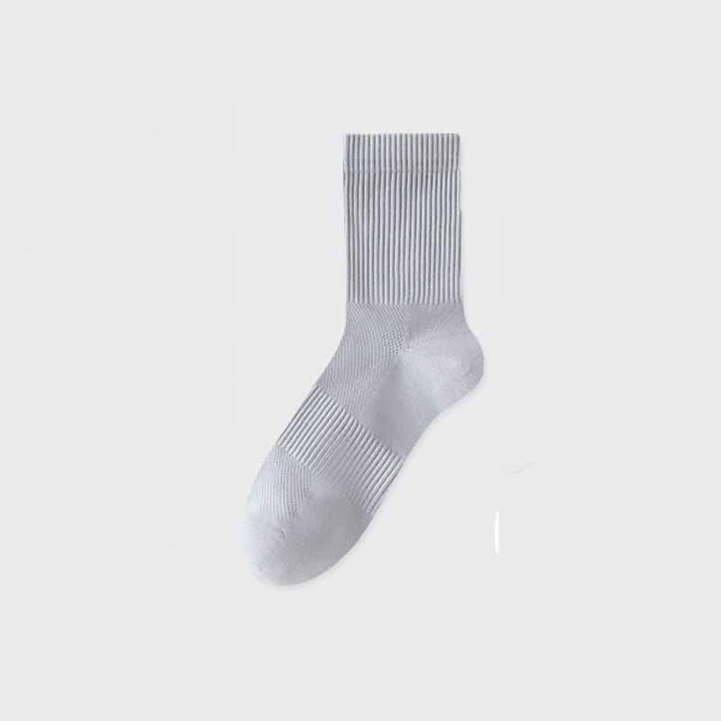 Men's Summer Thin Mesh Breathable White Socks - Eshtree