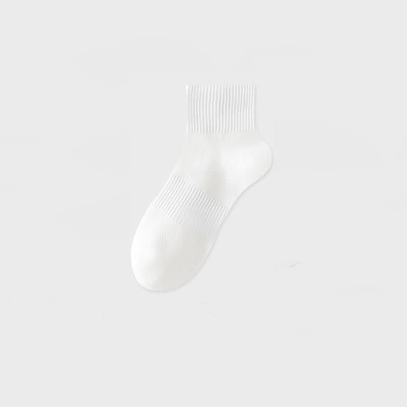 Men's Summer Thin Mesh Breathable White Socks - Eshtree