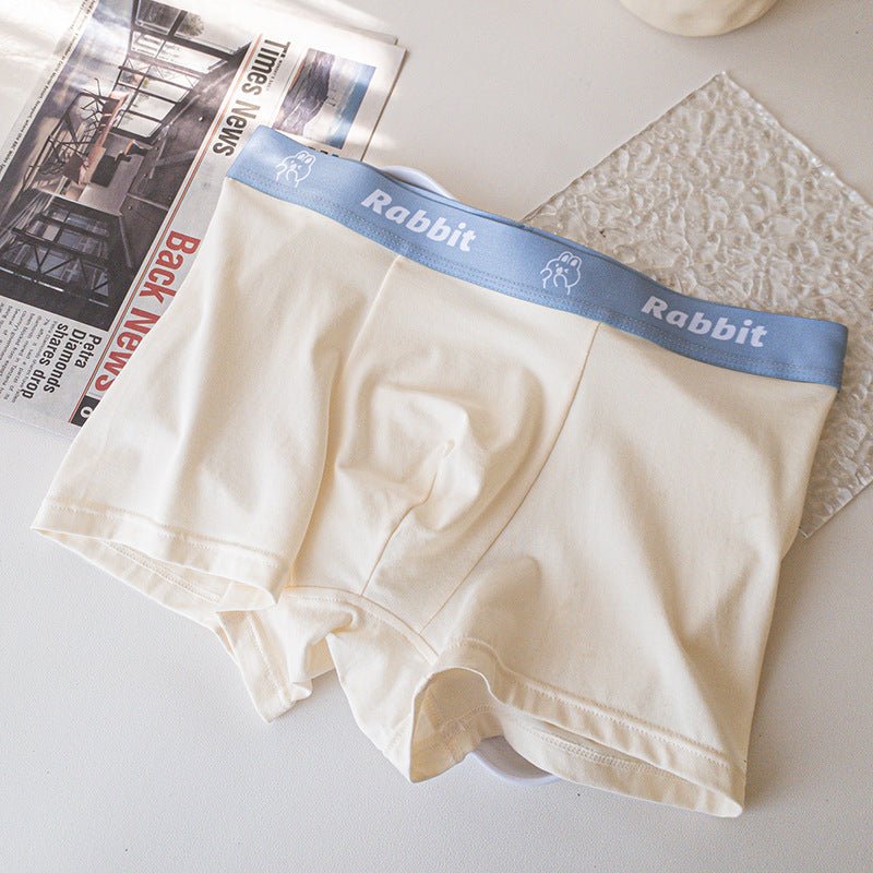 Men's Underwear Mid - waist Cartoon Rabbit Modal Cotton - Eshtree