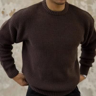 Men's Waffle Base Ride Knitwear American Retro - Eshtree