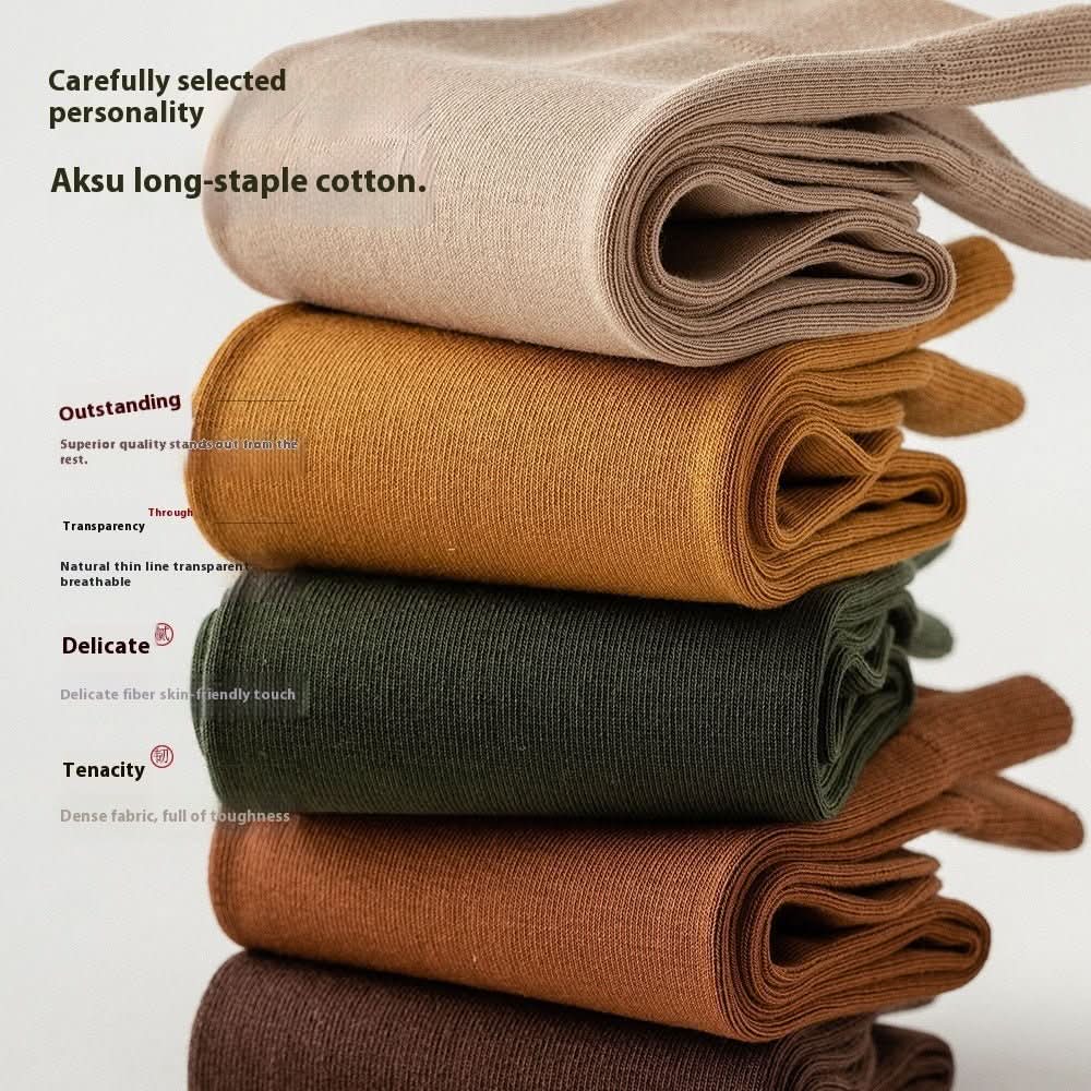 Mid - calf Spring And Autumn Pure Cotton Business Men Socks - Eshtree