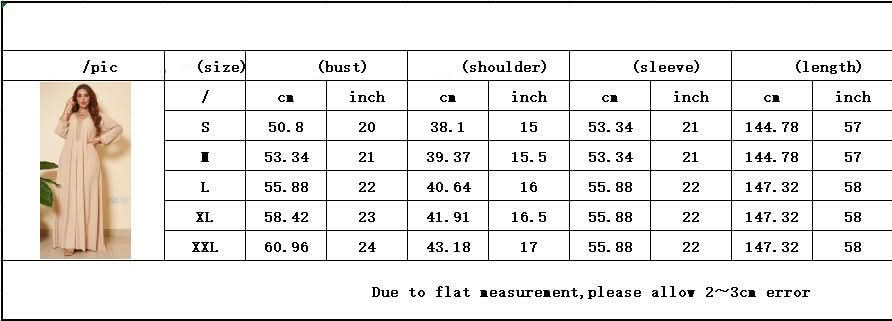 Middle East Muslim Women's Wear Swing Dress - Eshtree