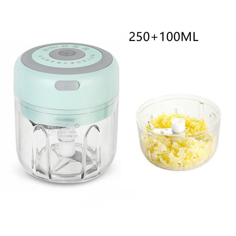 Mini Electric Garlic Chopper USB Charging Ginger Masher Machine Sturdy Durable Chili Vegetable Crusher Kitchen Tool - Eshtree