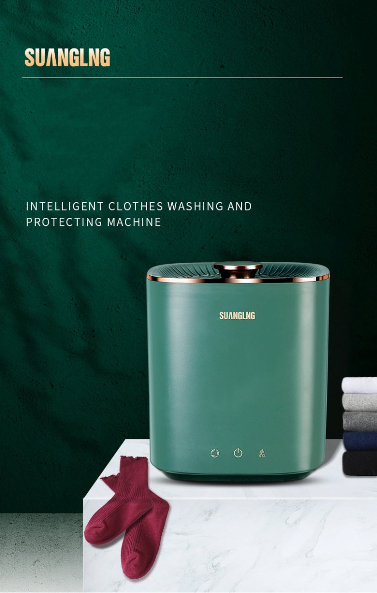 Mini Portable Washing Machine Fully Automatic Dormitory Travel Underwear Washing Machine - Eshtree