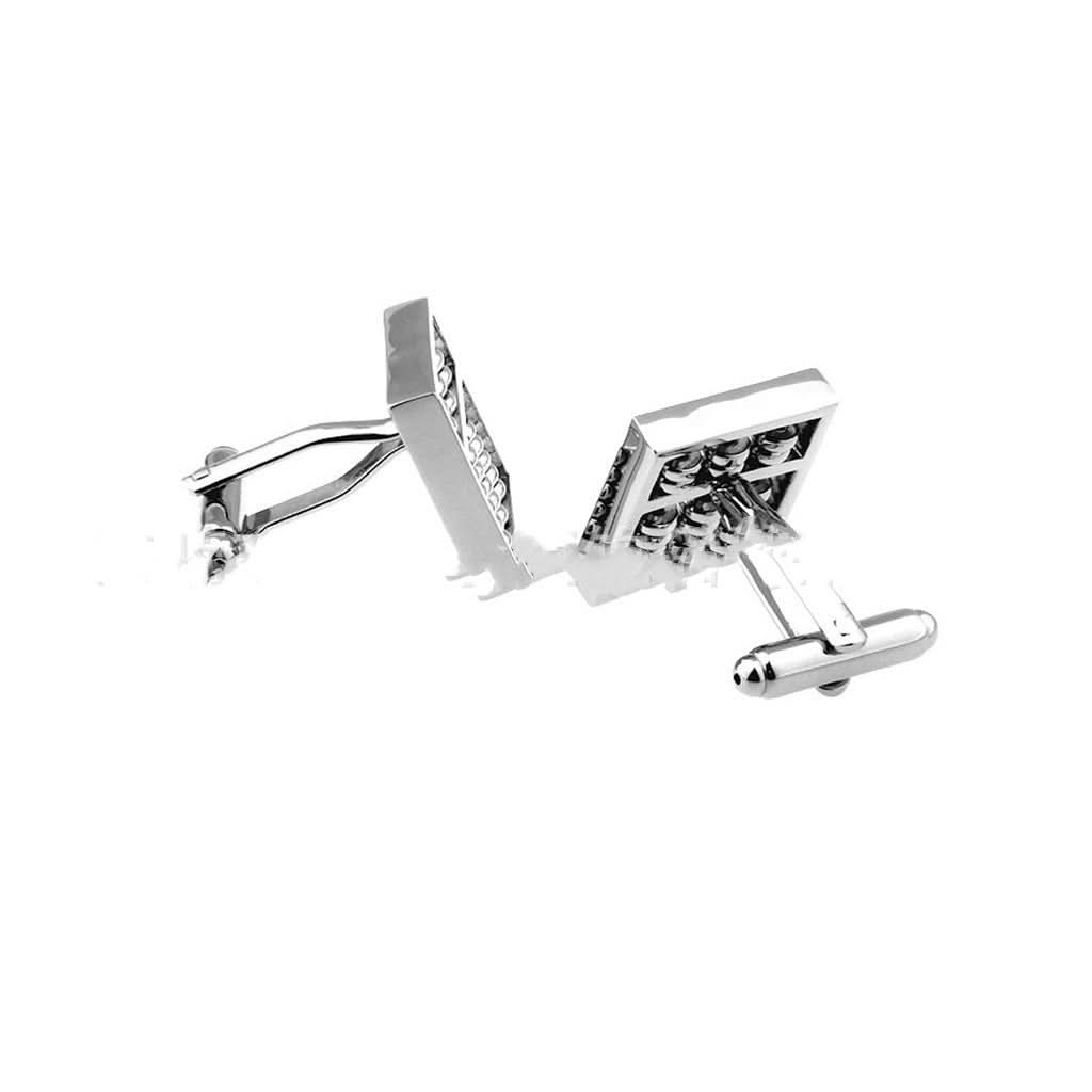 Miniature Abacus Cufflinks Movable Beads 3D Abacus Cufflinks - Eshtree