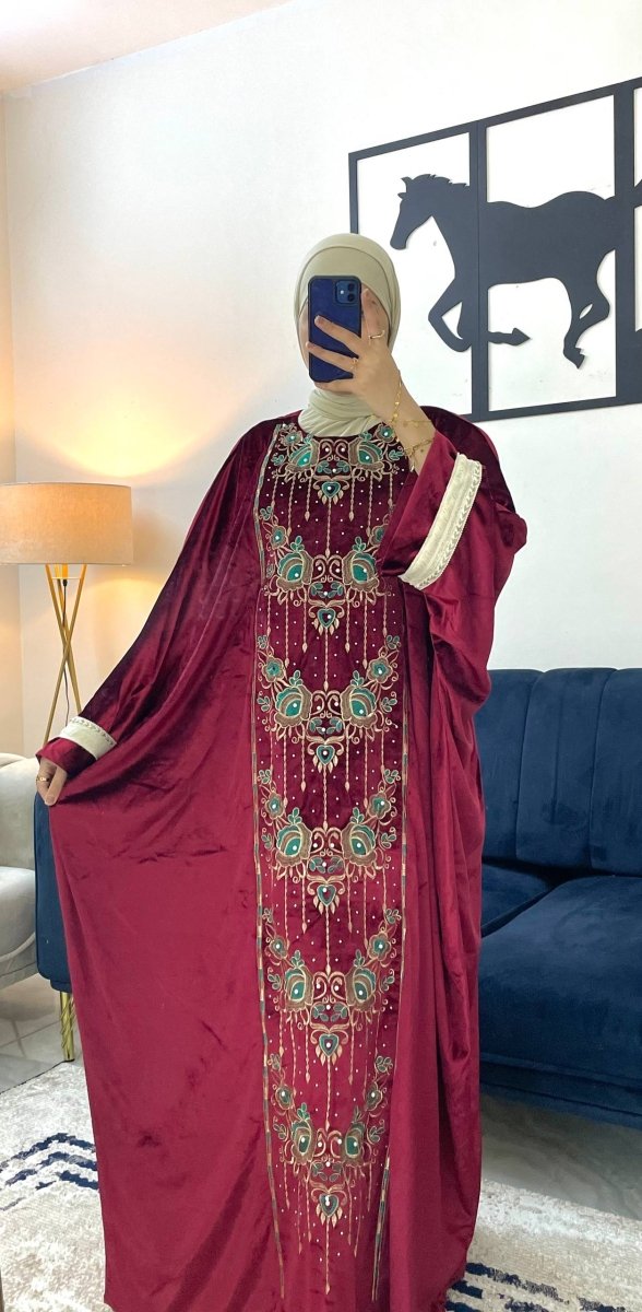 ملحفة فاخرة بخامة القطيفة الفرنساوي - Eshtree