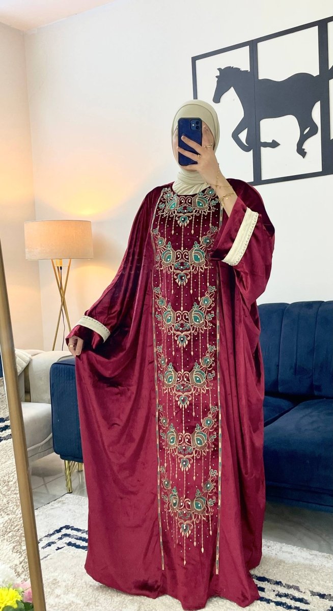 ملحفة فاخرة بخامة القطيفة الفرنساوي - Eshtree