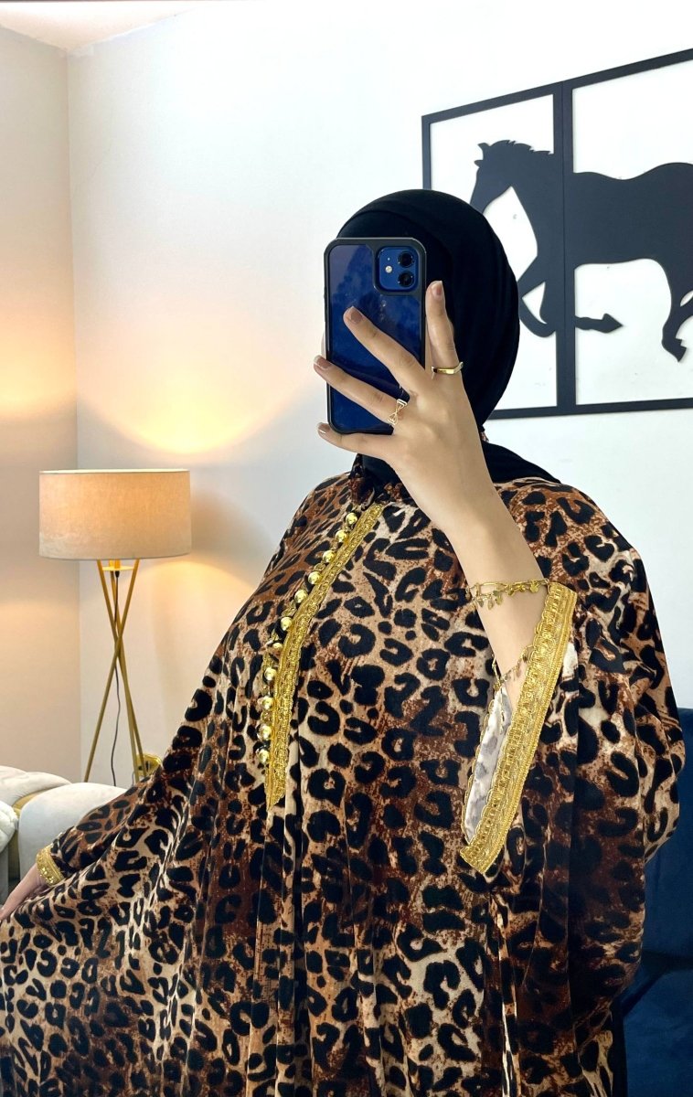 ملحفة شتوية عالية الفخامة بخامة قطيفة فرنساوي تيجر - Eshtree