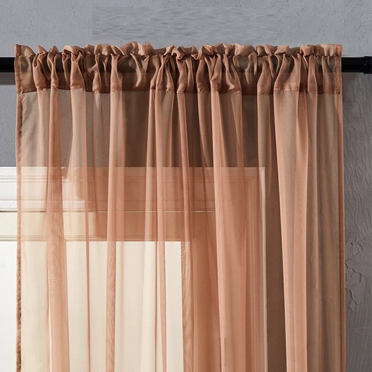 Modern And Simple Pure Color Cotton And Linen Window Screen - Eshtree