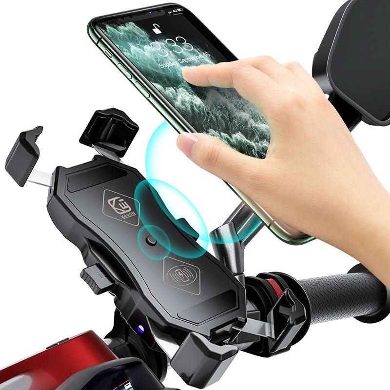 Motorcycle 15W Wireless Charging Mobile Phone Holder - Eshtree