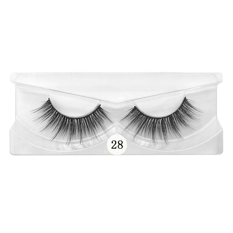 Multi - layer 3d False Eyelashes 1 Pair Set, Natural Volume - Eshtree