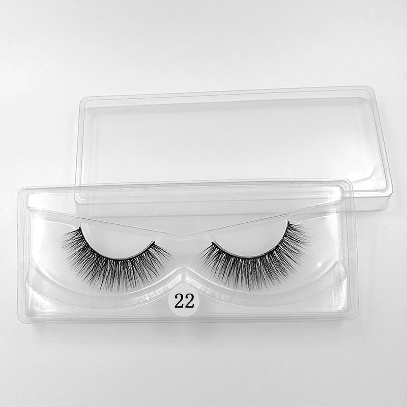 Multi - layer 3d False Eyelashes 1 Pair Set, Natural Volume - Eshtree