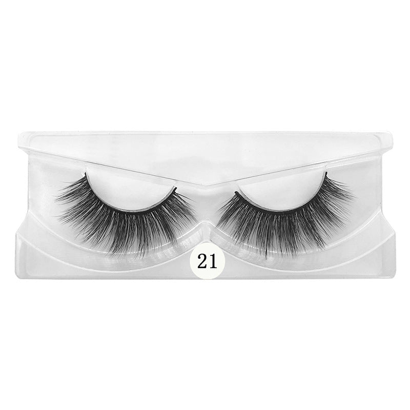 Multi - layer 3d False Eyelashes 1 Pair Set, Natural Volume - Eshtree
