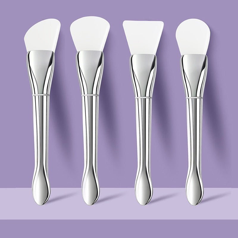 Multifunctional Beauty Makeup Brush Silver Rod Ultra - thin Flat Head - Eshtree