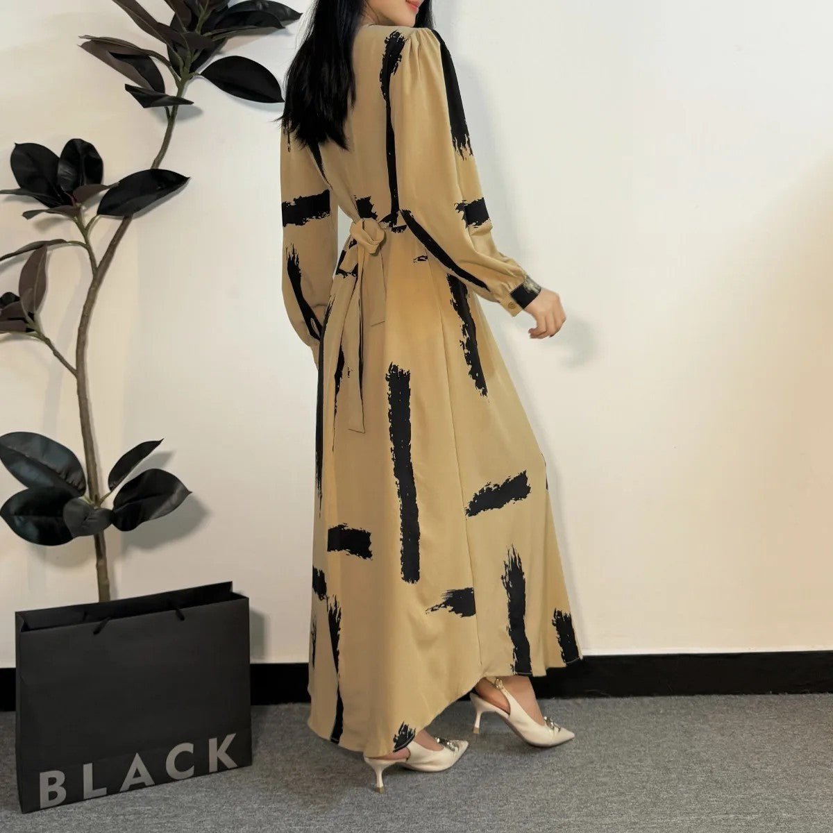 Muslim Dress Fashion Women O - neck - Eshtree