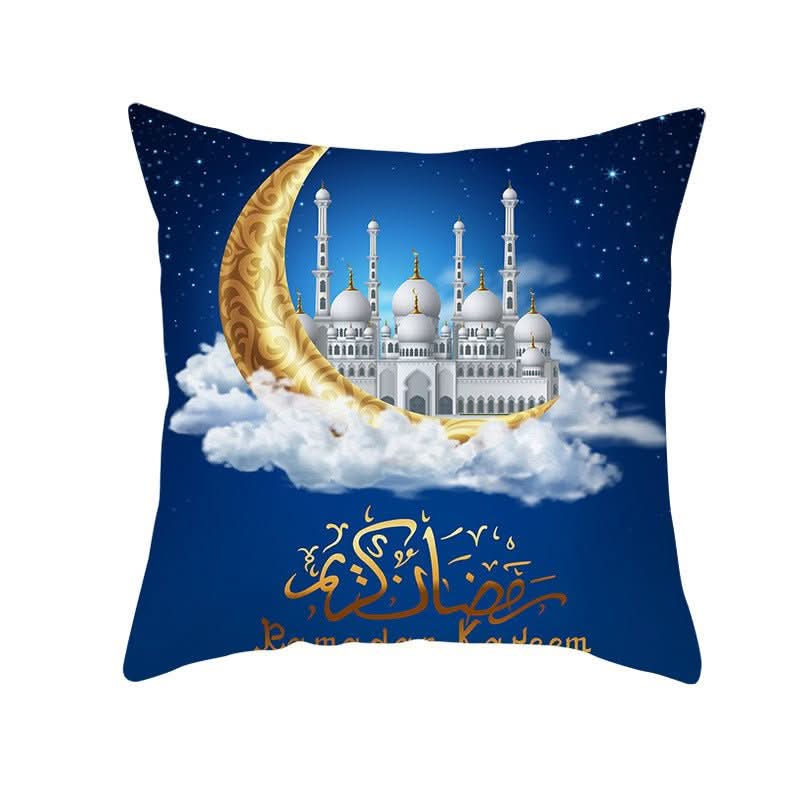 Muslim Halal Ramadan Eid Mubarak Home Decor Pillowcase - Eshtree