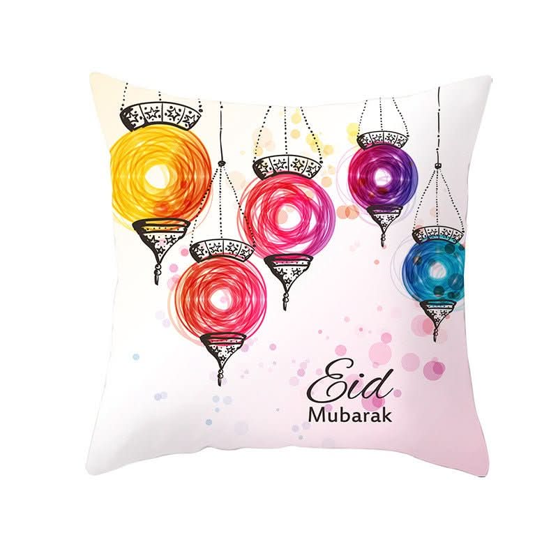 Muslim Halal Ramadan Eid Mubarak Home Decor Pillowcase - Eshtree