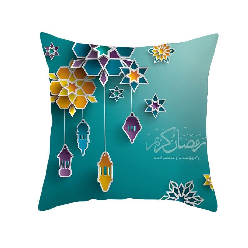 Muslim Halal Ramadan Eid Mubarak Home Decor Pillowcase - Eshtree