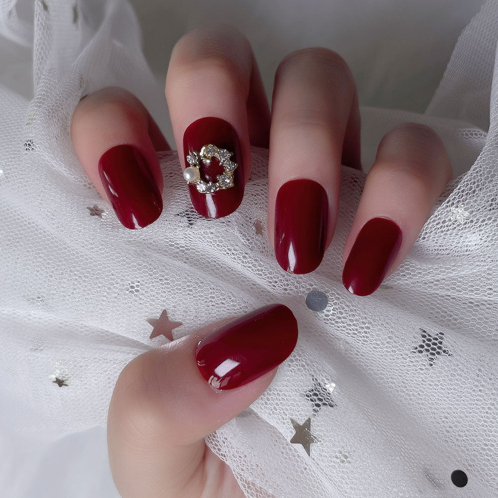 Nail Art Nail Patch Finished Removable Wearable - Eshtree