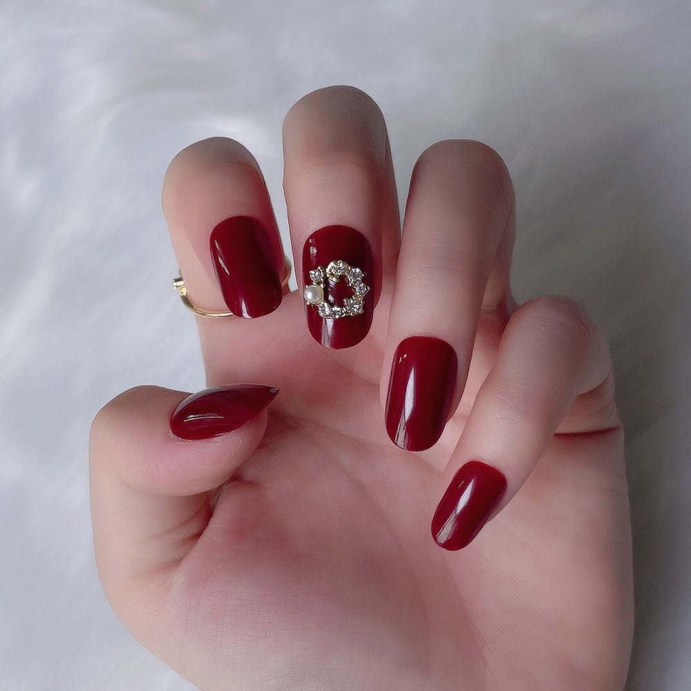 Nail Art Nail Patch Finished Removable Wearable - Eshtree