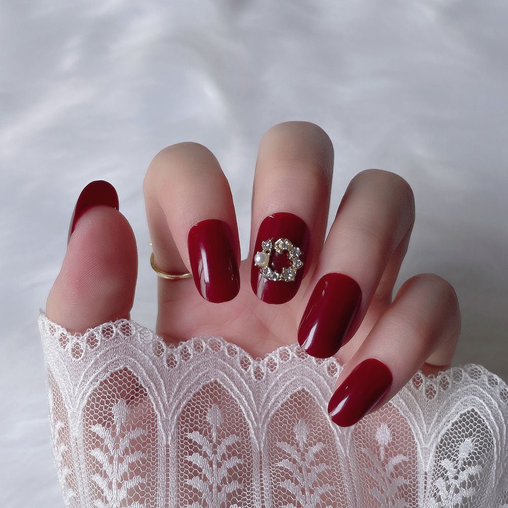 Nail Art Nail Patch Finished Removable Wearable - Eshtree