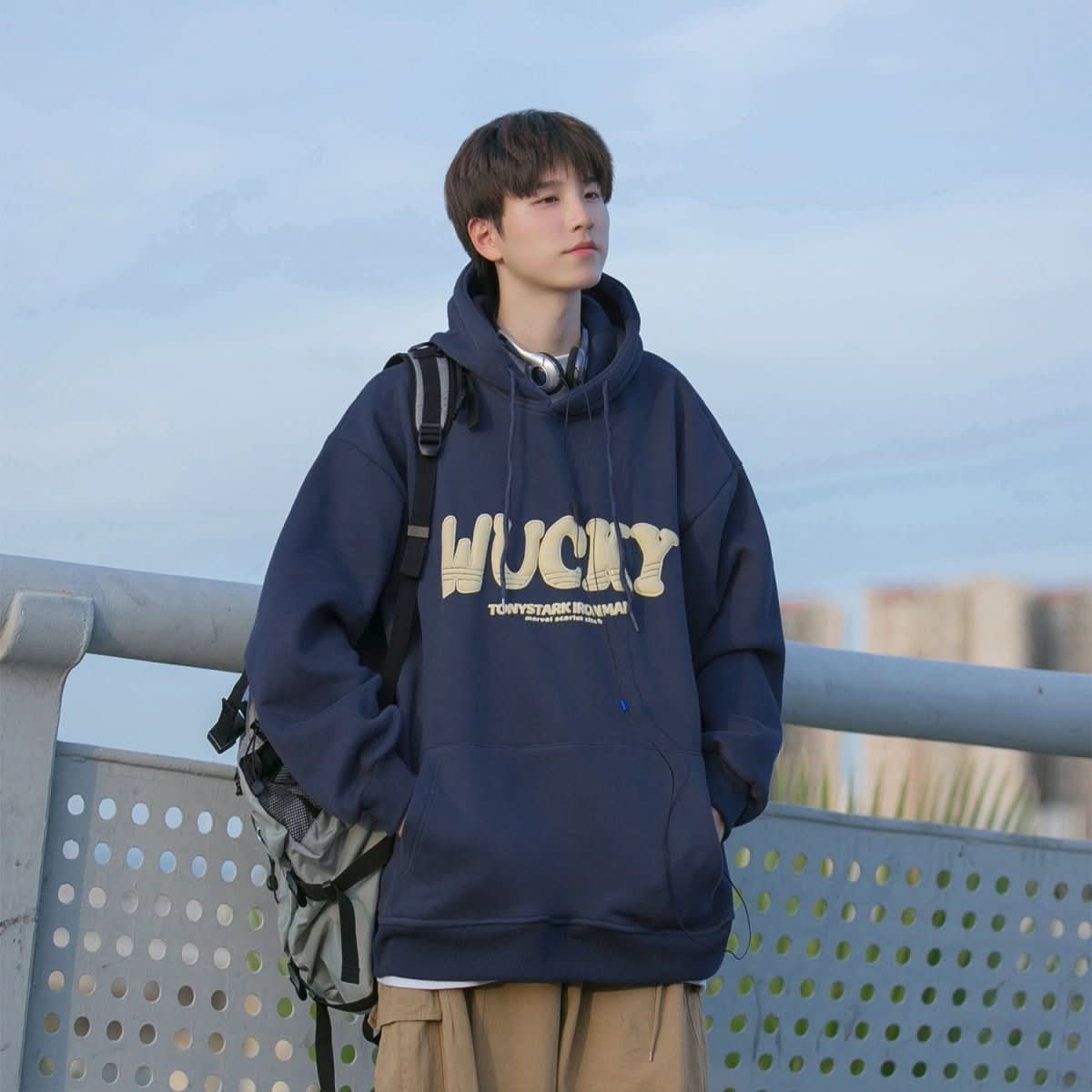 New Autumn Thin Loose Hoodie Men's Hoodie Sweater - Eshtree