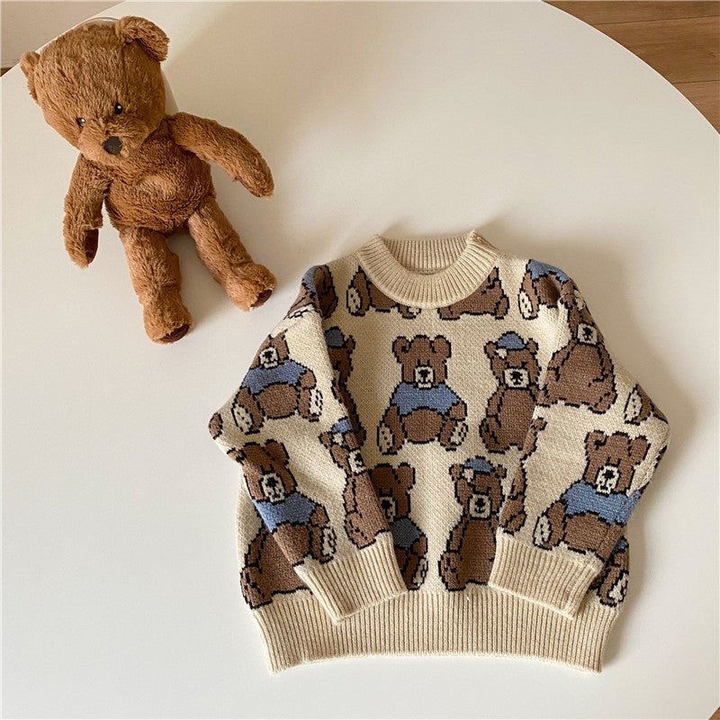 New Children's Clothing Bear Sweater Cartoon Unisex - Eshtree