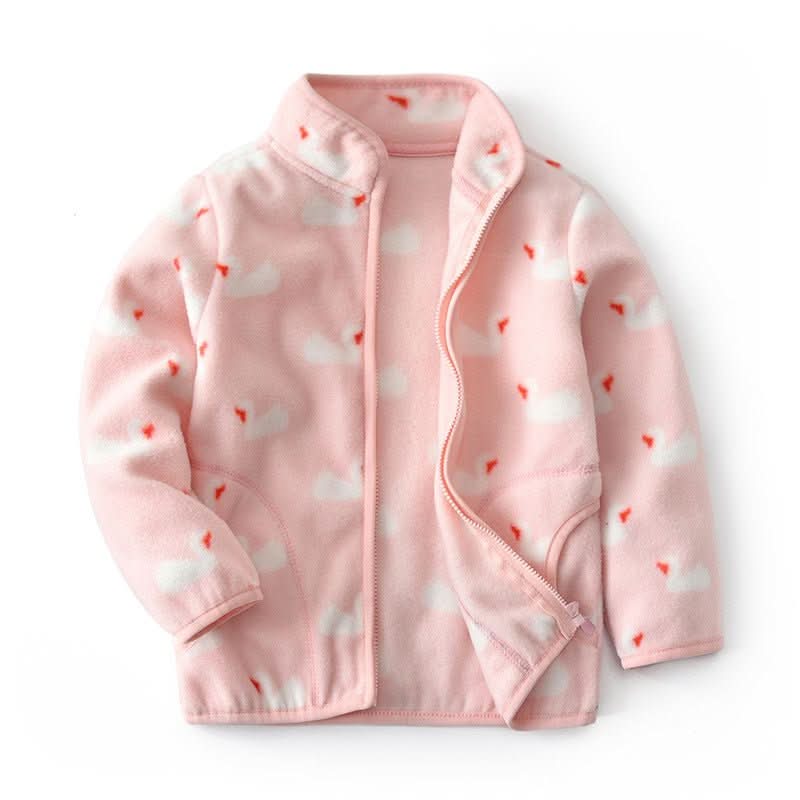 New Children's Polar Fleece Jacket For Girls - Eshtree
